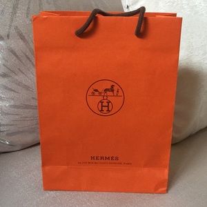Authentic Hermes Gift Bag